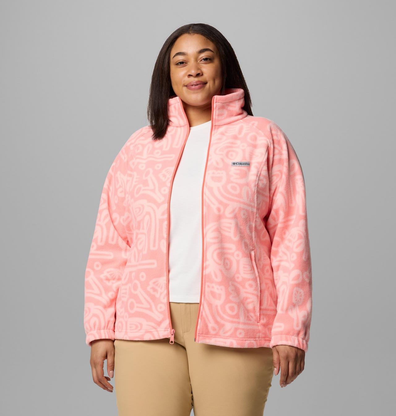 Veste polaire zippée imprimée Benton Springs™ Femme - Grandes tailles 6