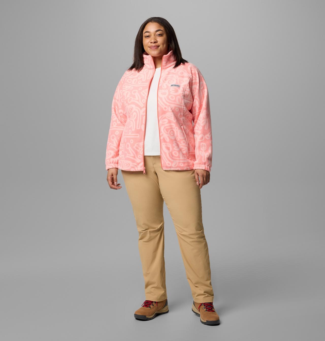 Veste polaire zippée imprimée Benton Springs™ Femme - Grandes tailles 7