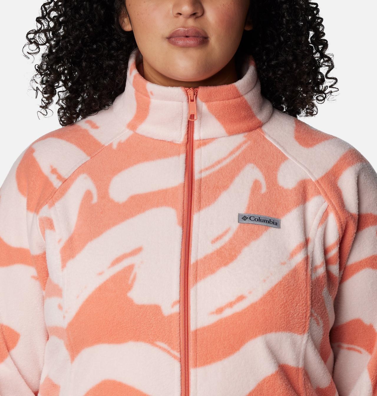 Women's Benton Springs™ Printed Full Zip Fleece Jacket - Plus Size 4