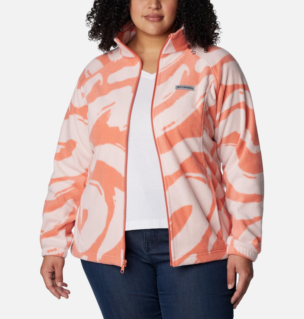 Women's Benton Springs™ Printed Full Zip Fleece Jacket - Plus Size 7