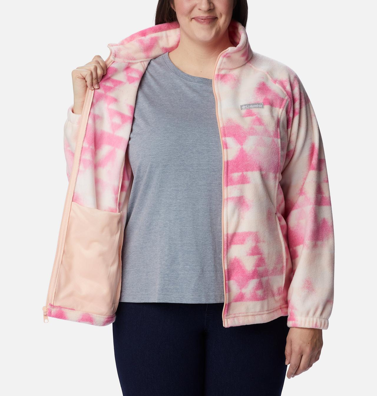 Women's Benton Springs™ Printed Full Zip Fleece Jacket - Plus Size 5