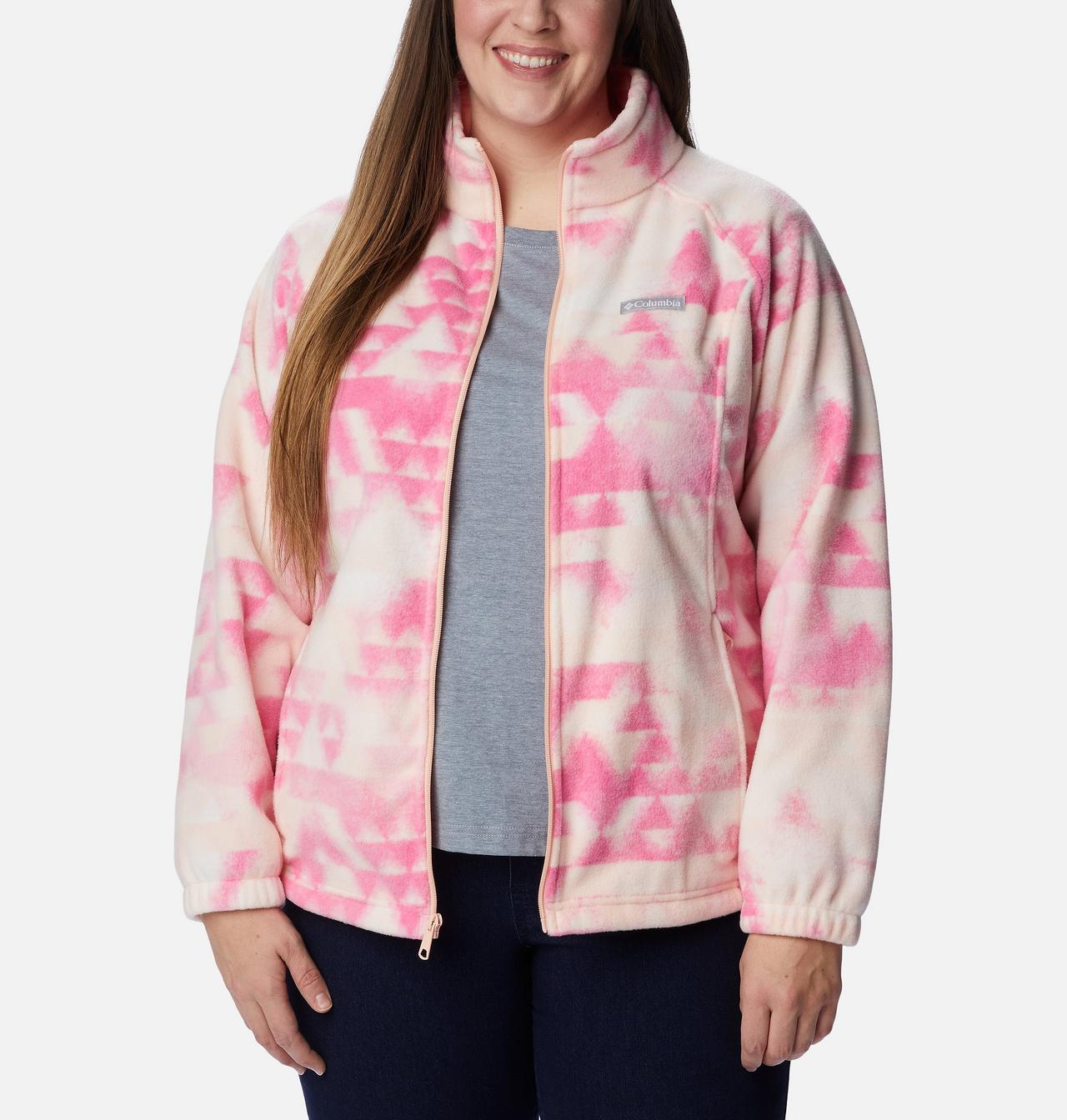 Women's Benton Springs™ Printed Full Zip Fleece Jacket - Plus Size 7