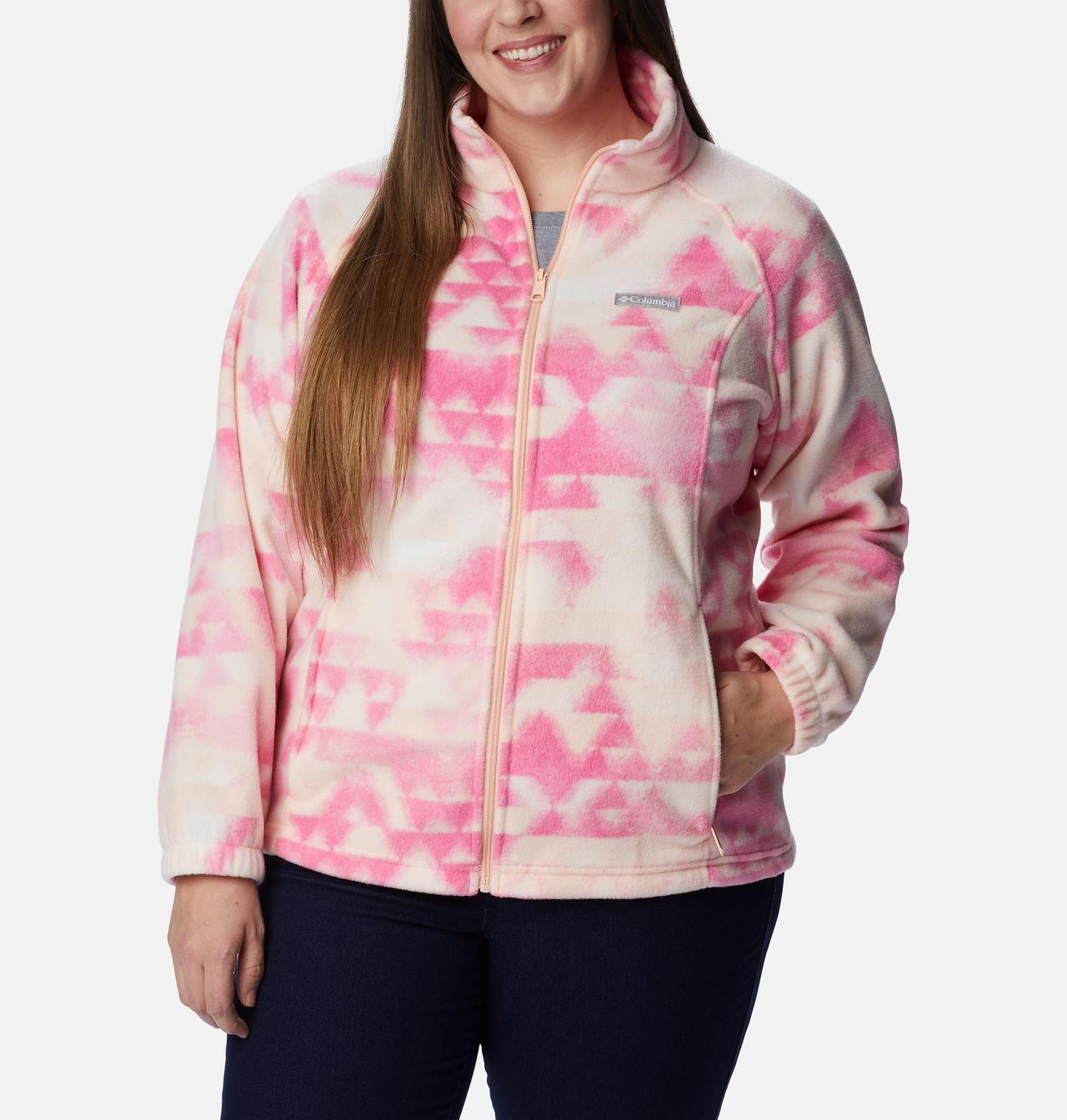 Women's Benton Springs™ Printed Full Zip Fleece Jacket - Plus Size 1