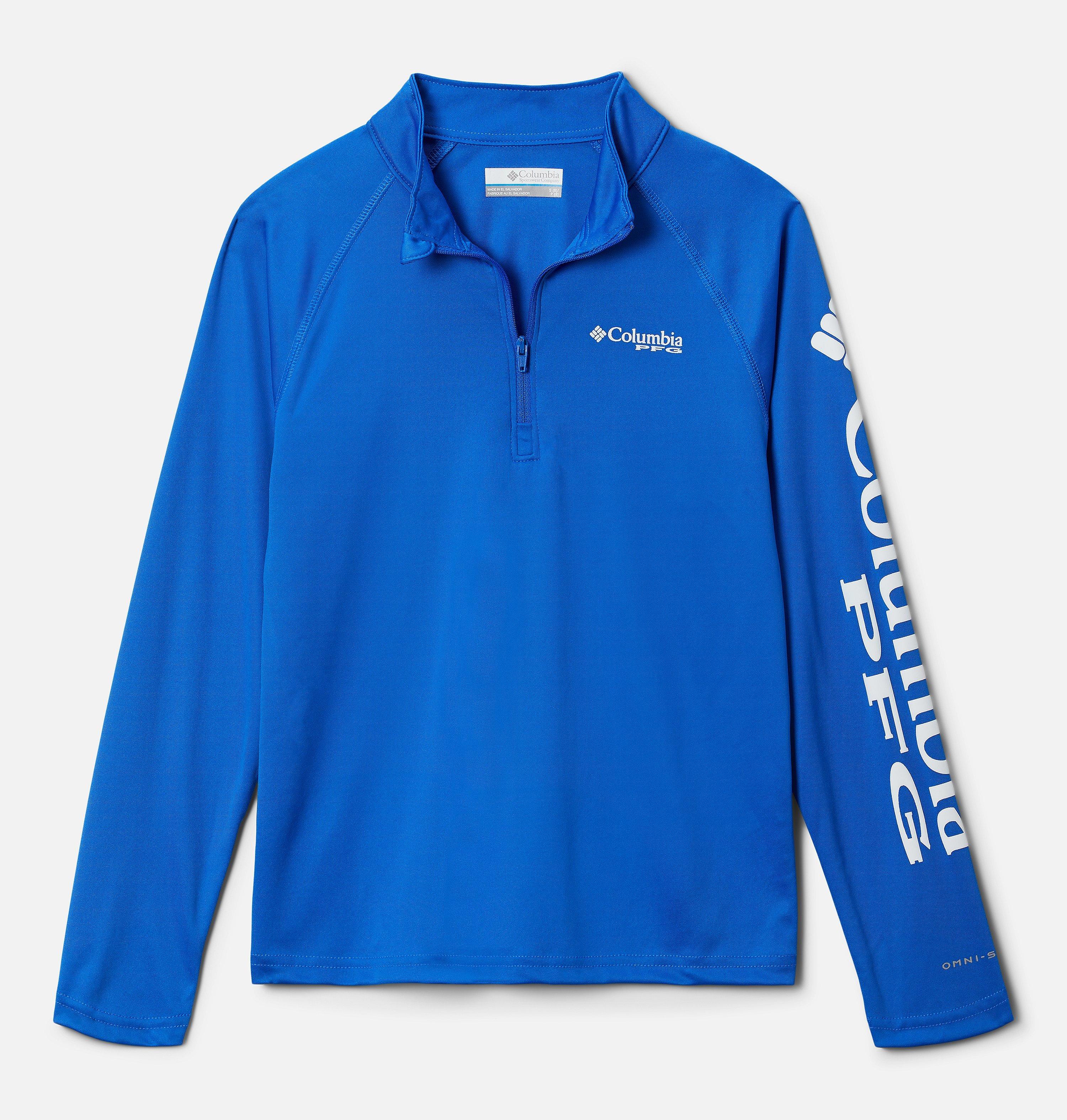 Boys' PFG Terminal Tackle™ Quarter Zip Pullover 1