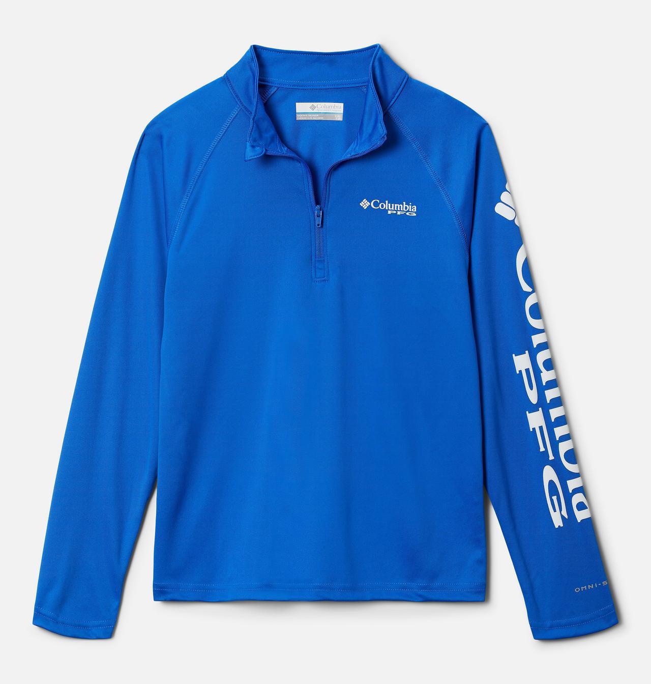 Boys' PFG Terminal Tackle™ Quarter Zip Pullover 1