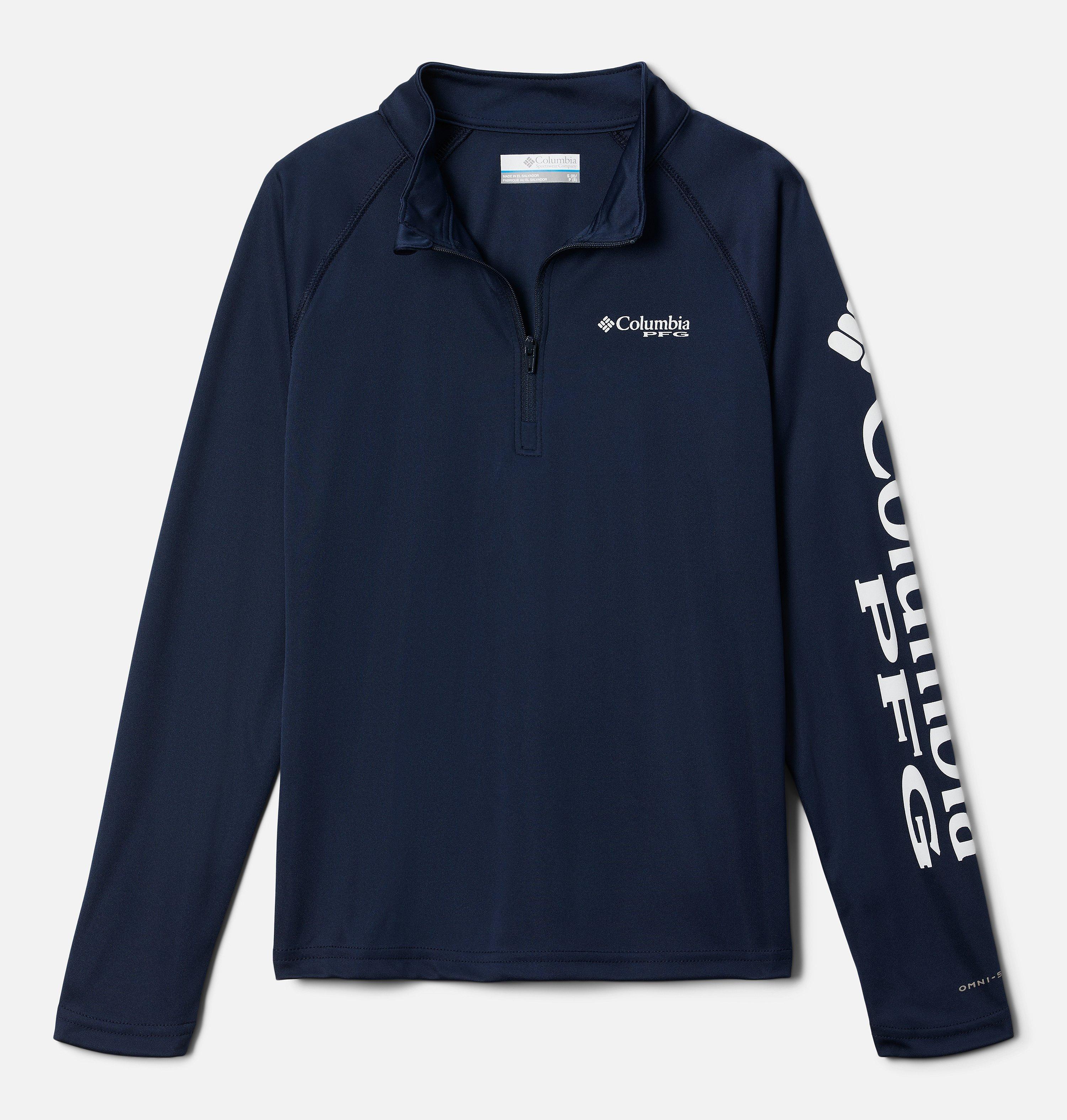 Boys' PFG Terminal Tackle™ Quarter Zip Pullover 1