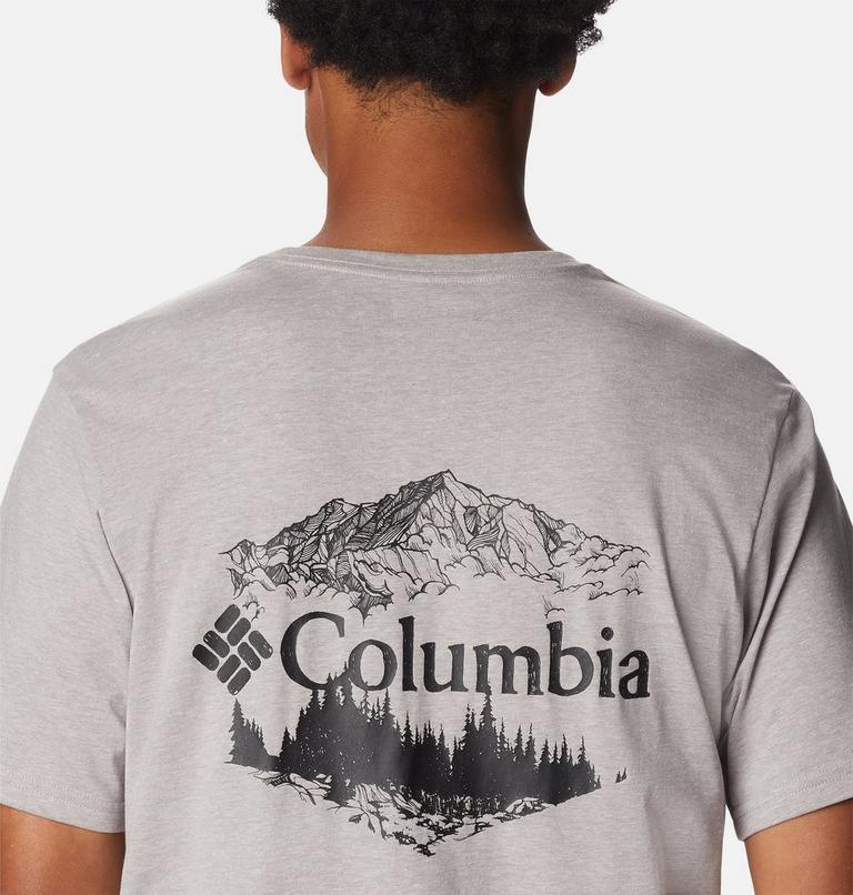 Men's Rockaway River Back Graphic T-Shirt, Color: Columbia Grey Hthr, Hex Natured Graphic, image 5