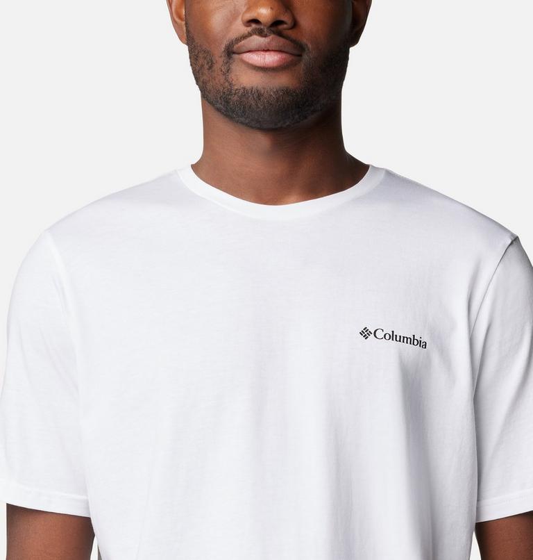 Camiseta con estampado en la espalda Rockaway River para hombre, Color: White, Rocky Road, image 4