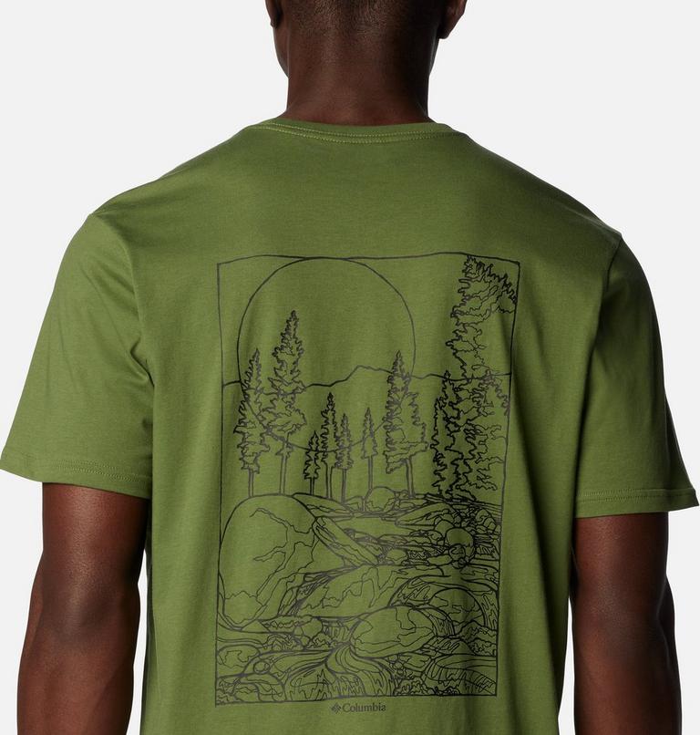 Men's Rockaway River Back Graphic T-Shirt, Color: Canteen, Rocky Road, image 5