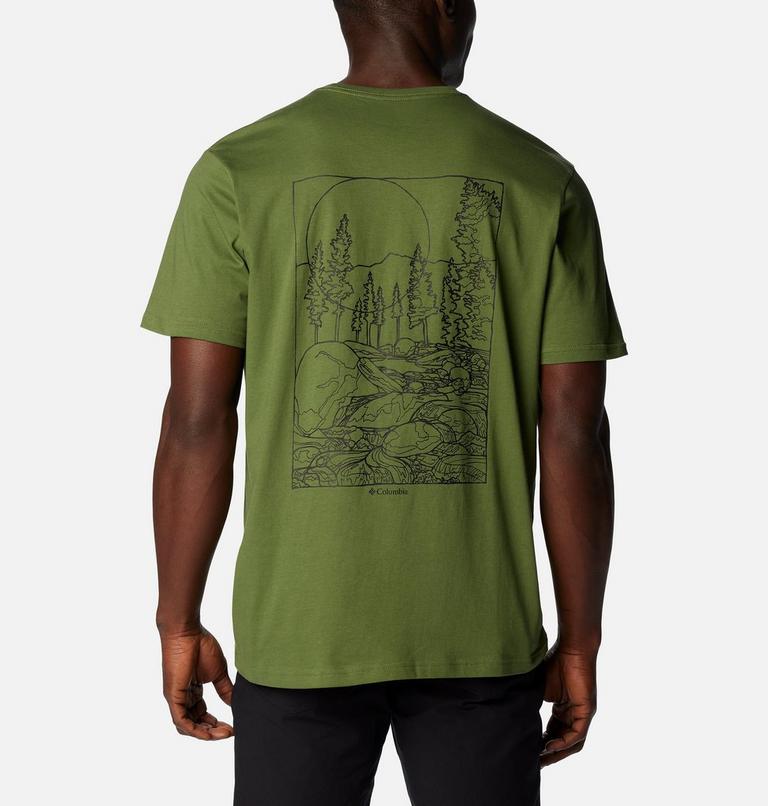 Men's Rockaway River Back Graphic T-Shirt, Color: Canteen, Rocky Road, image 1