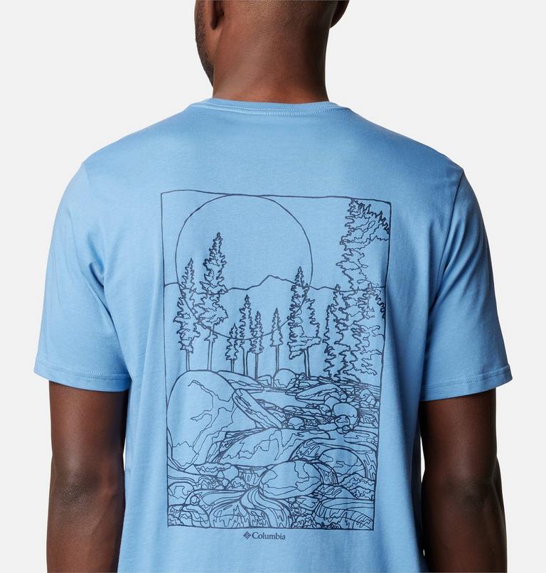 Men's Rockaway River Back Graphic T-Shirt, Color: Skyler, Rocky Road, image 5
