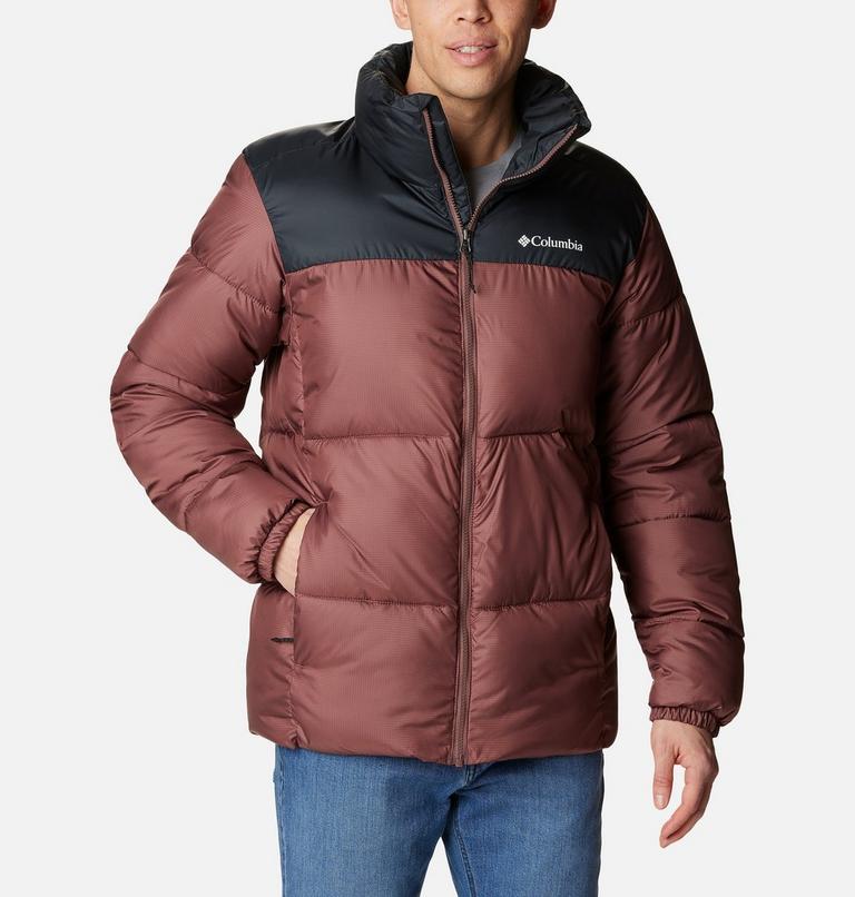 Men's Puffect II Puffer Jacket - 2023 COLLECTION, Color: Light Raisin, Black, image 1
