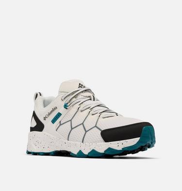 Men's Peakfreak II Hiking Shoe, Color: Sea Salt, River Blue, image 2