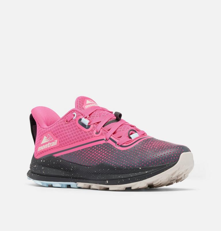 Women's Montrail Trinity FKT Trail Running Shoe, Color: Shark, Ultra Pink, image 3