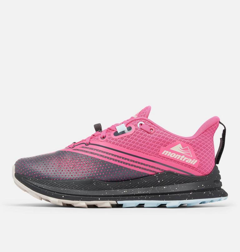 Women's Montrail Trinity FKT Trail Running Shoe, Color: Shark, Ultra Pink, image 6