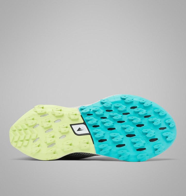 Women's Montrail Trinity FKT Trail Running Shoe, Color: Grey Ice, Bright Aqua, image 6