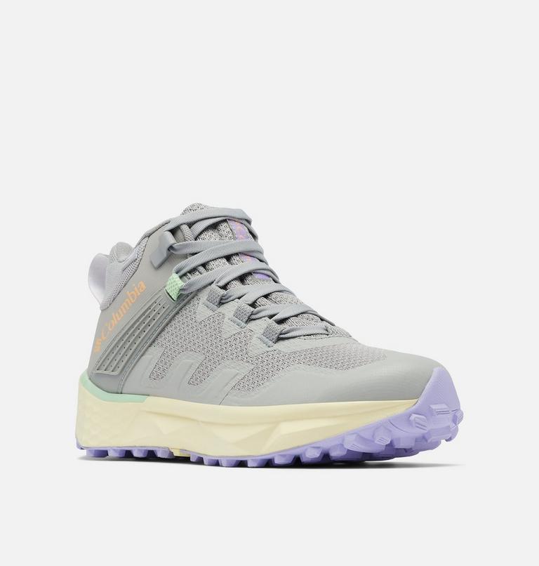Women's Facet 75 Mid Outdry Waterproof Hiking Shoe, Color: Steam, Frosted Purple, image 2