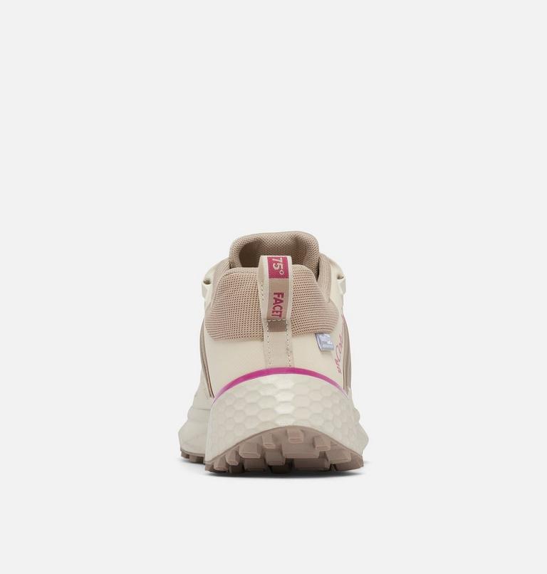 Women's Facet 75 Outdry Waterproof Hiking Shoe, Color: Dark Stone, Dark Fuchsia, image 2