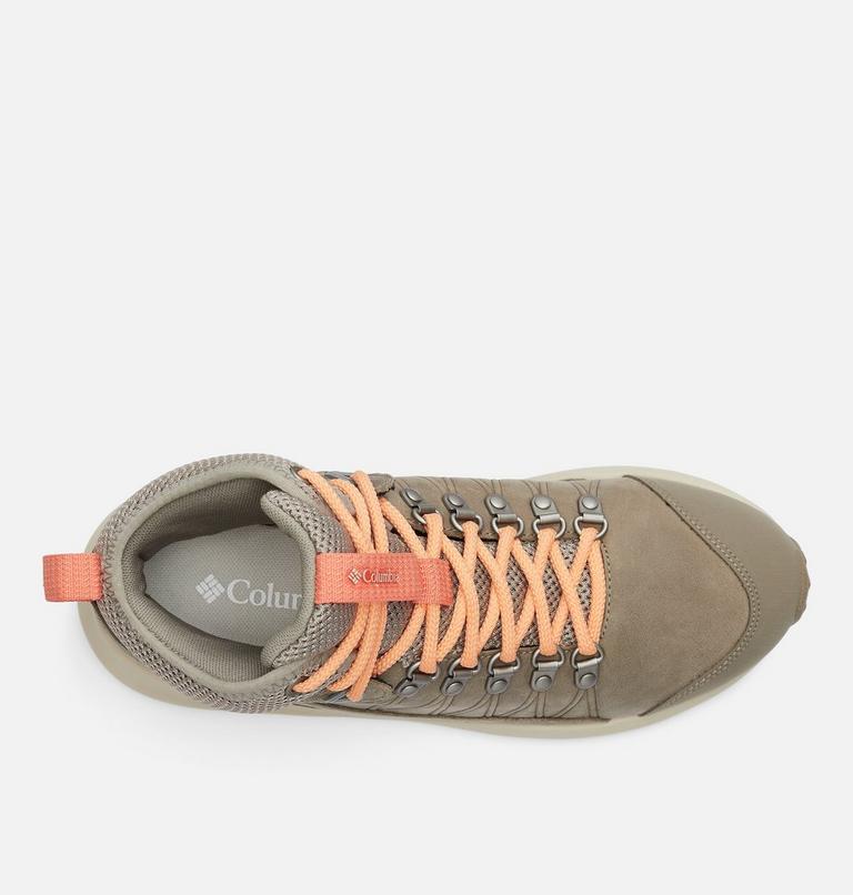 Women's Trailstorm Crest Mid Waterproof Hiking Shoe, Color: Kettle, Peach, image 3