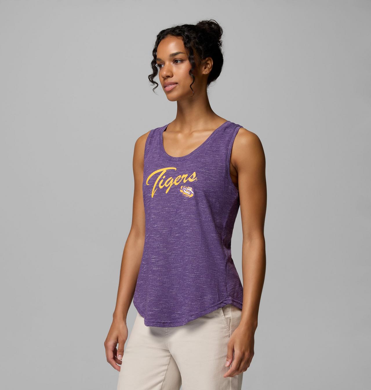 Women's Collegiate Cades Cape Tank - LSU 4