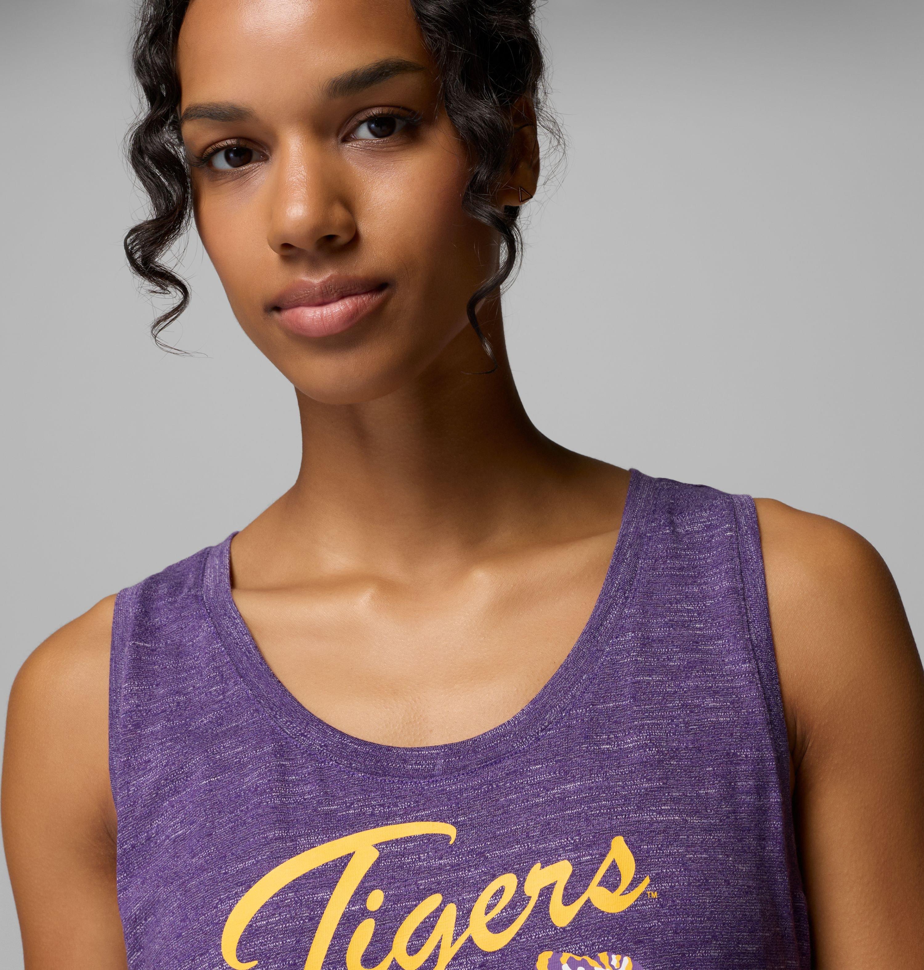 Women's Collegiate Cades Cape Tank - LSU 5