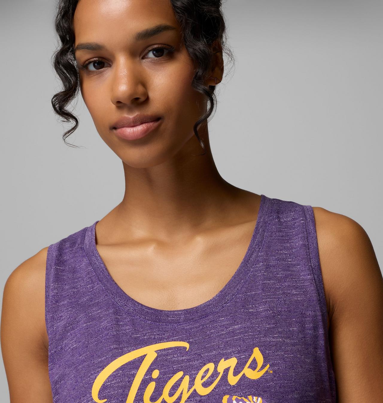 Women's Collegiate Cades Cape Tank - LSU 5