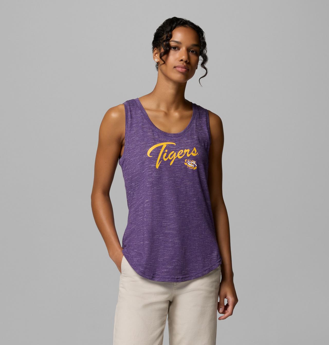 Women's Collegiate Cades Cape Tank - LSU 1