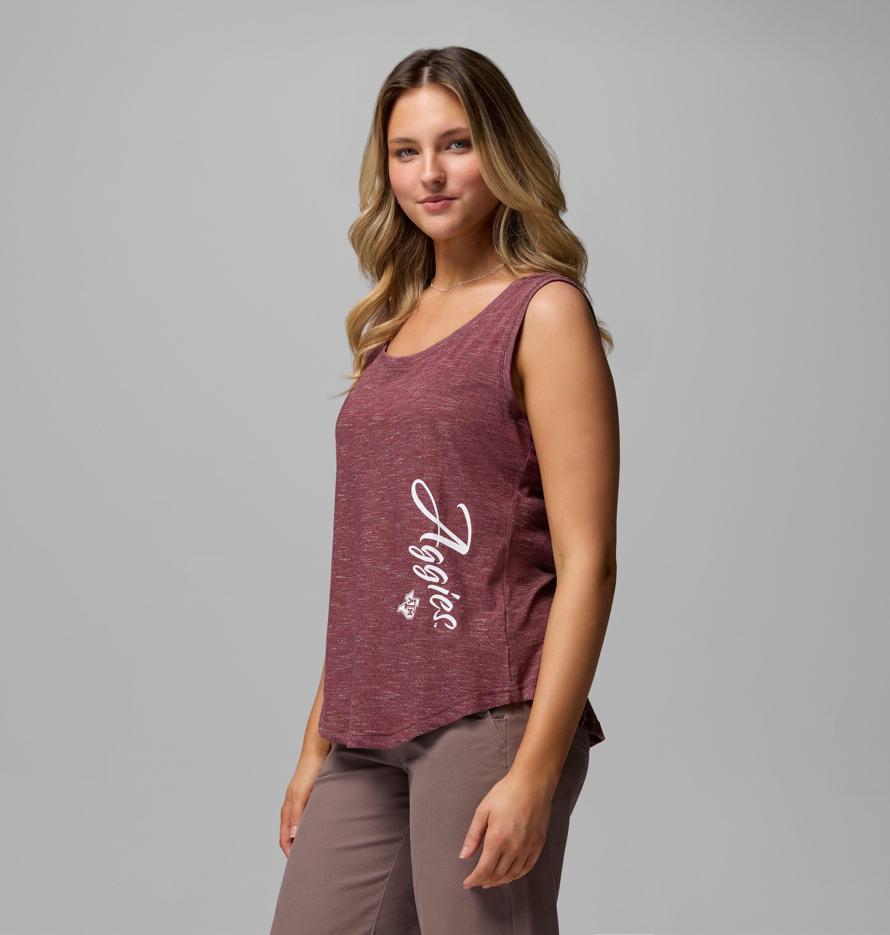 Women's Collegiate Cades Cape Tank -Texas A&M 4