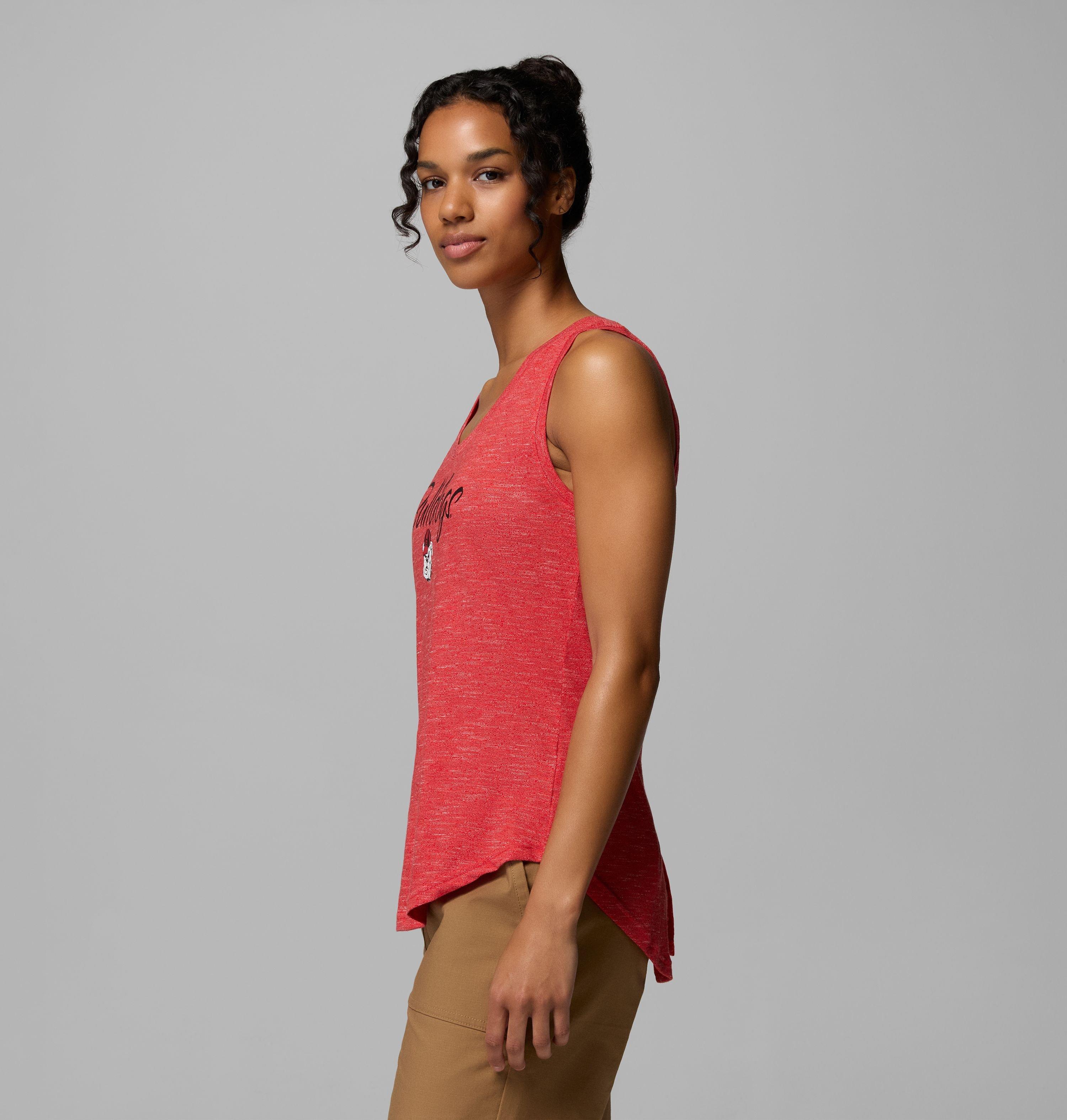 Women's Collegiate Cades Cape Tank - Georgia 4