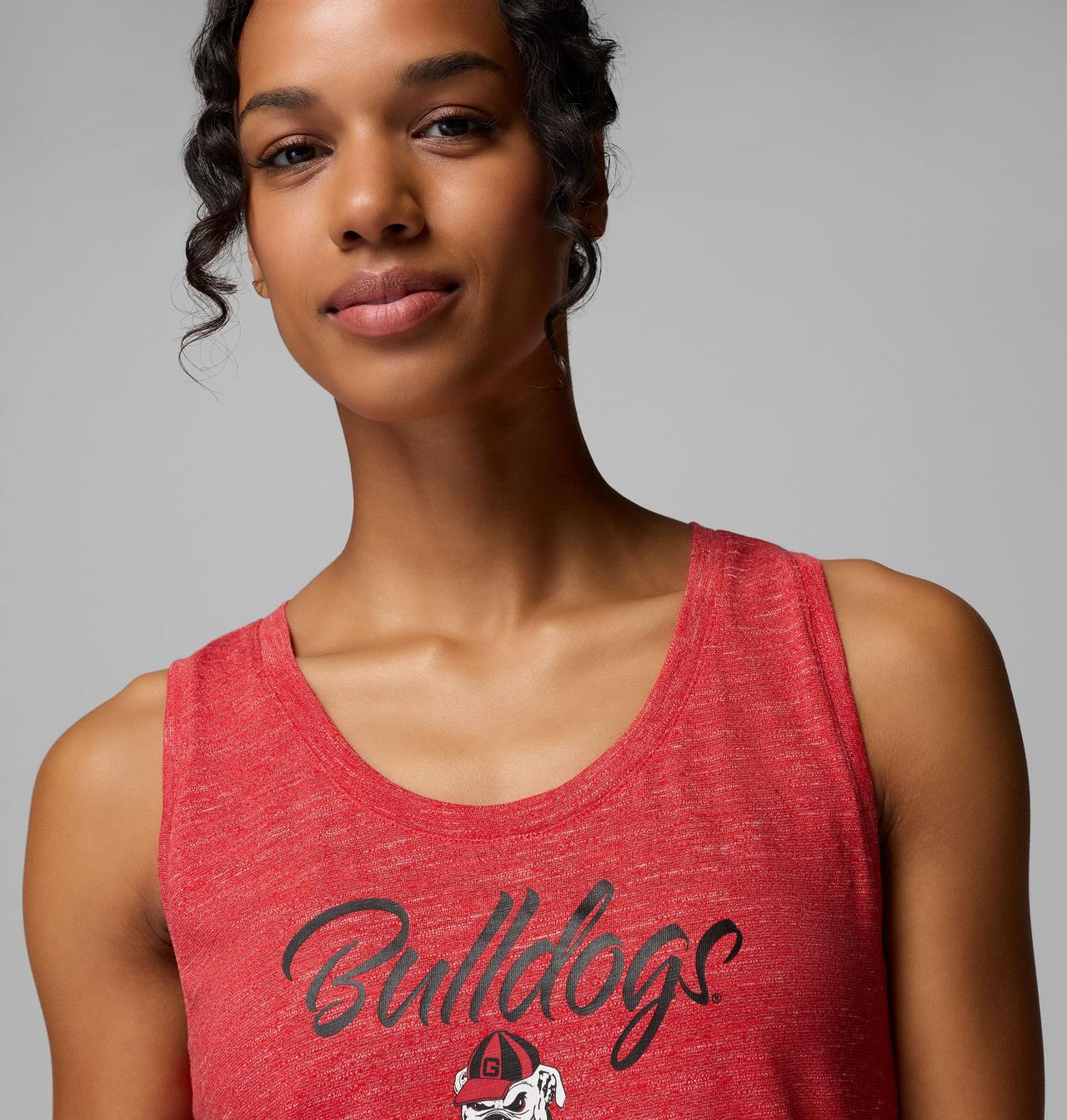 Women's Collegiate Cades Cape Tank - Georgia 5