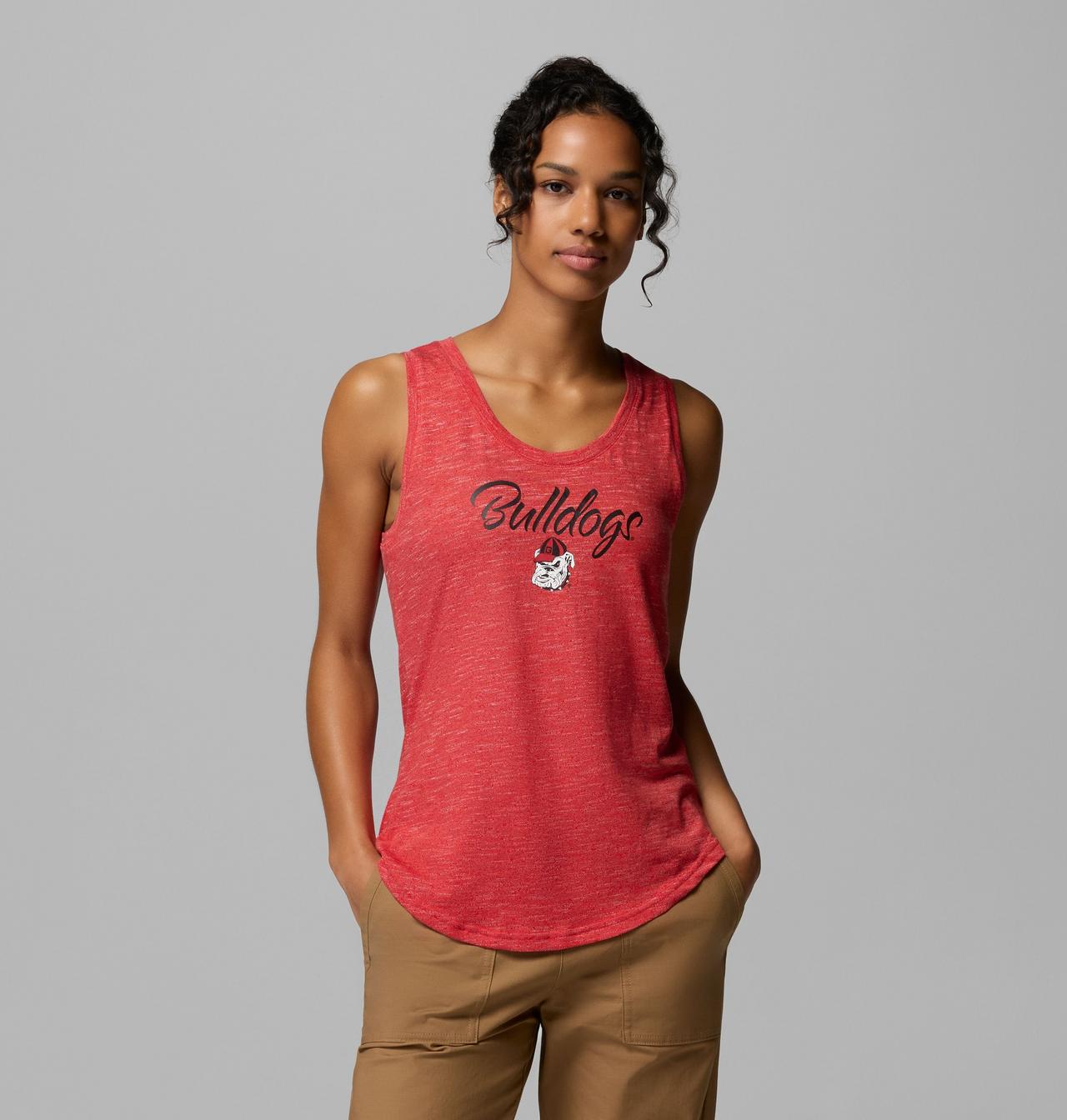 Women's Collegiate Cades Cape Tank - Georgia 1