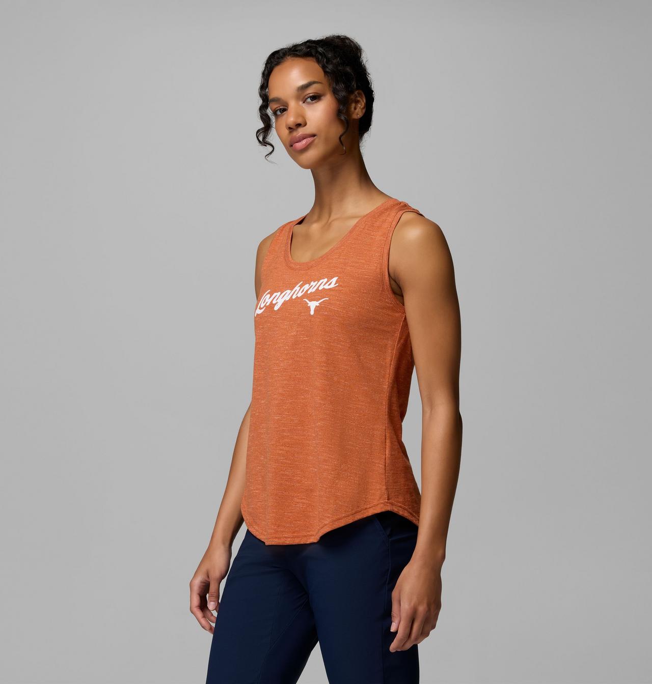 Women's Collegiate Cades Cape Tank - Texas 4