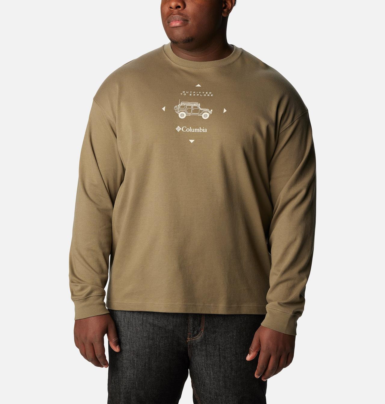 Men's Duxbery™ Relaxed Long Sleeve T-Shirt - Big 1