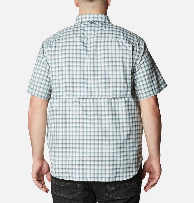 Men's Silver Ridge Utility Lite Novelty Short Sleeve Shirt - Extended size, Color: Niagara Pulaski Plaid, image 2