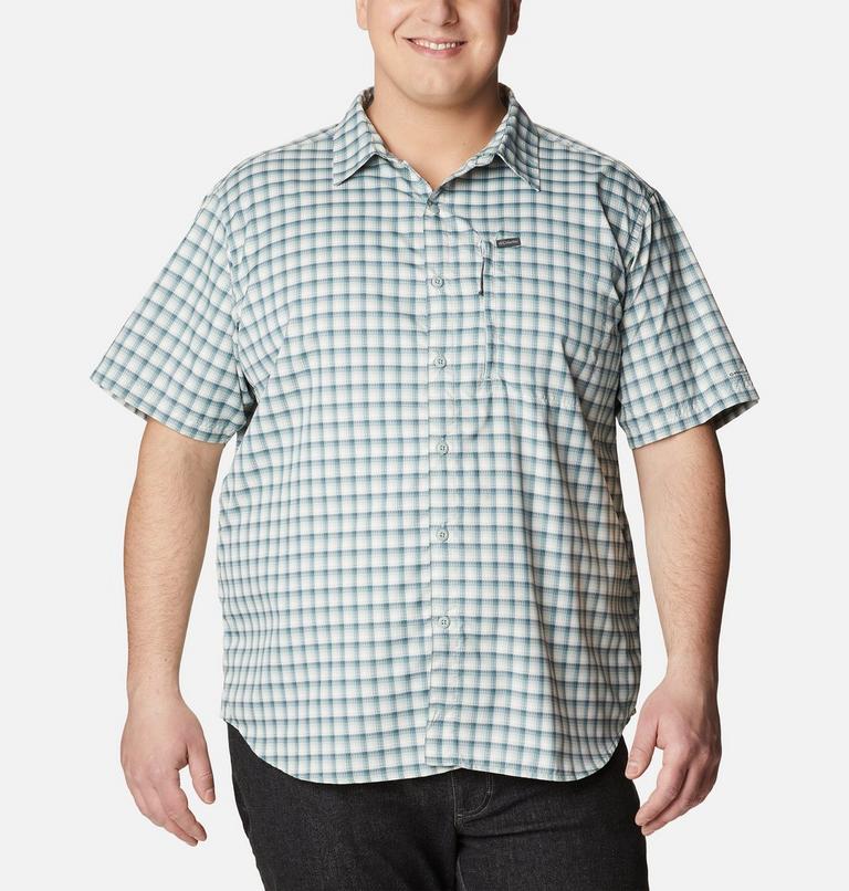 Men's Silver Ridge Utility Lite Novelty Short Sleeve Shirt - Extended size, Color: Niagara Pulaski Plaid, image 1