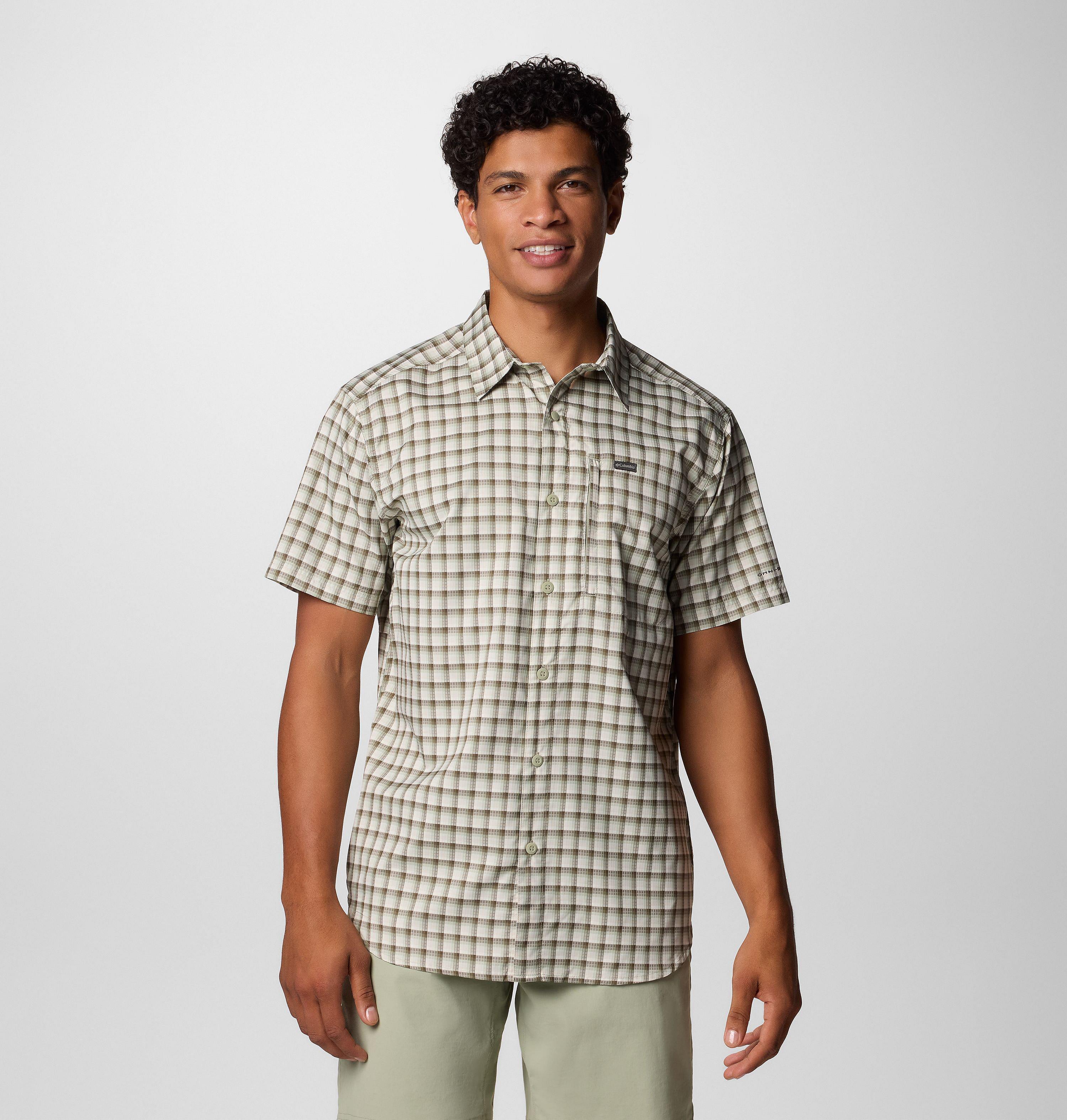 Men's Silver Ridge Utility Lite Novelty Short Sleeve Shirt - Tall