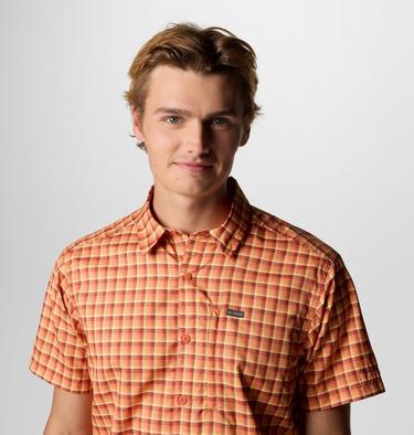 Men's Silver Ridge Utility Short Sleeve Shirt, Color: Tuscan Pulaski Plaid, image 4