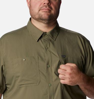 Chemise Manches Courtes Silver Ridge Utility Lite Homme – Grande Taille, Color: Stone Green, image 12