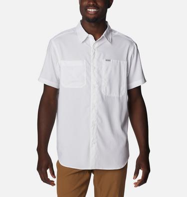 Men's Silver Ridge Utility Lite Short Sleeve Shirt, Color: White, image 11