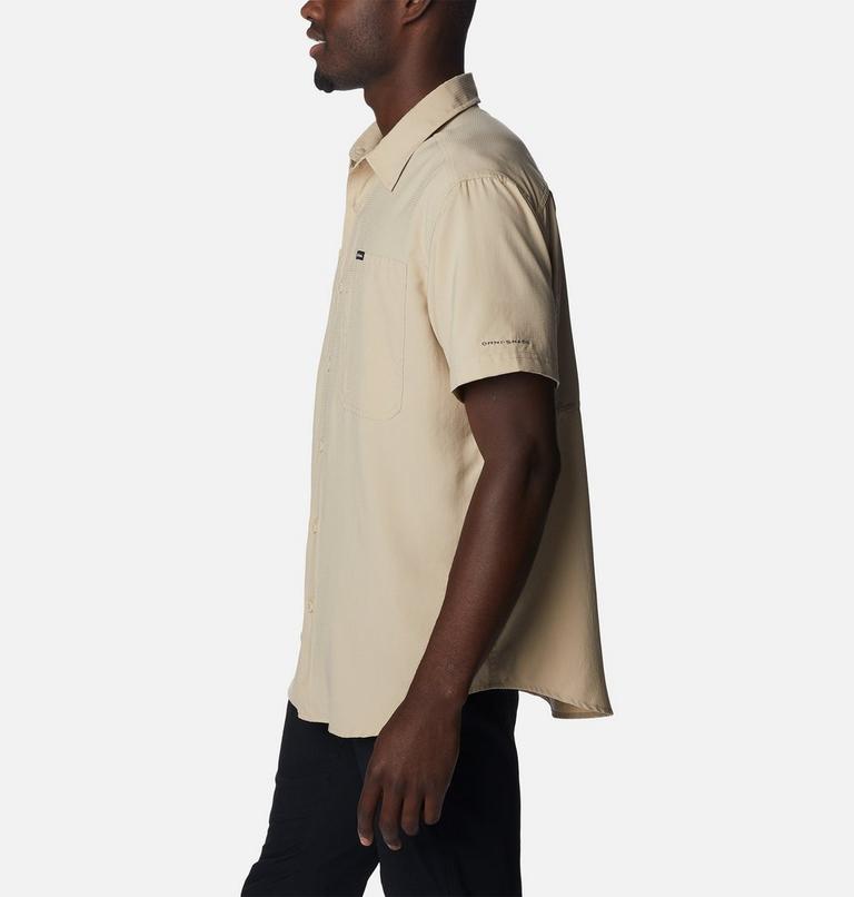Men's Silver Ridge Utility Lite Short Sleeve Shirt, Color: Ancient Fossil, image 3