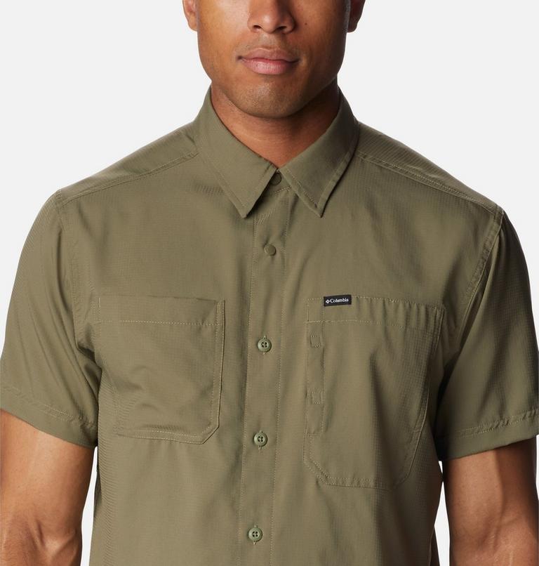 Men's Silver Ridge Utility Lite Short Sleeve Shirt, Color: Stone Green, image 4