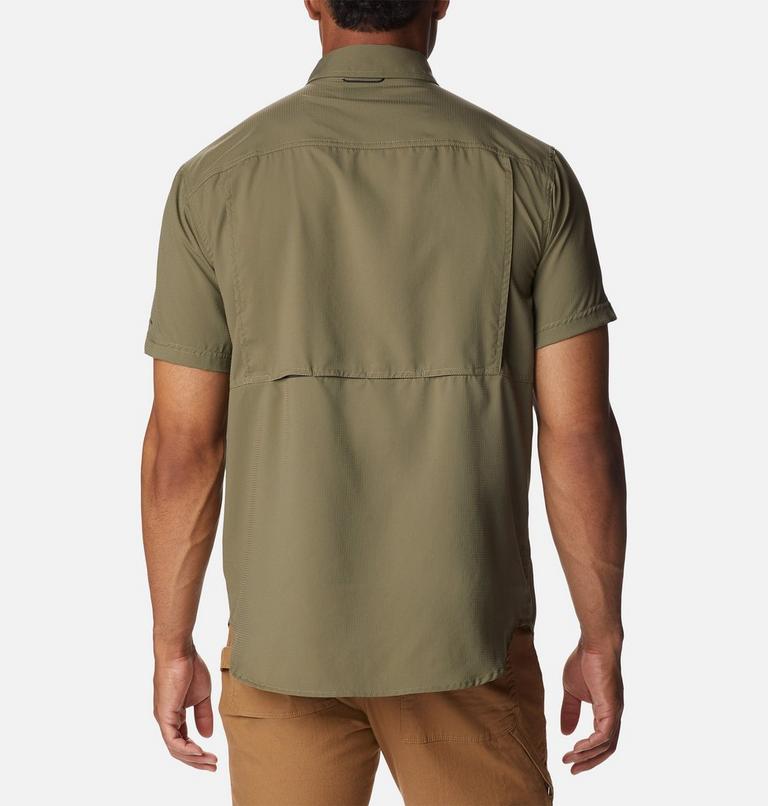 Men's Silver Ridge Utility Lite Short Sleeve Shirt, Color: Stone Green, image 2