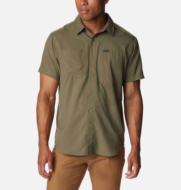 Men's Silver Ridge Utility Lite Short Sleeve Shirt, Color: Stone Green, image 1
