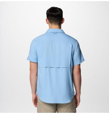 Men's Silver Ridge Utility Lite Short Sleeve Shirt, Color: Ripple Blue, image 4