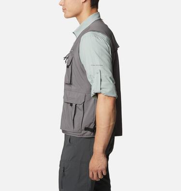 Men's Silver Ridge Utility Vest, Color: City Grey, image 7