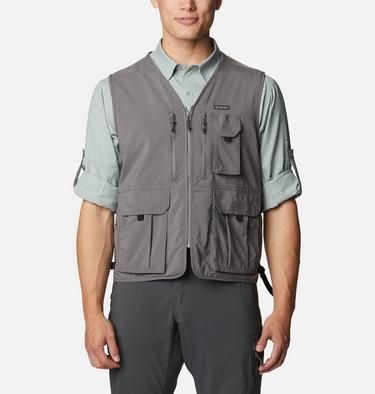 Men's Silver Ridge Utility Vest, Color: City Grey, image 1