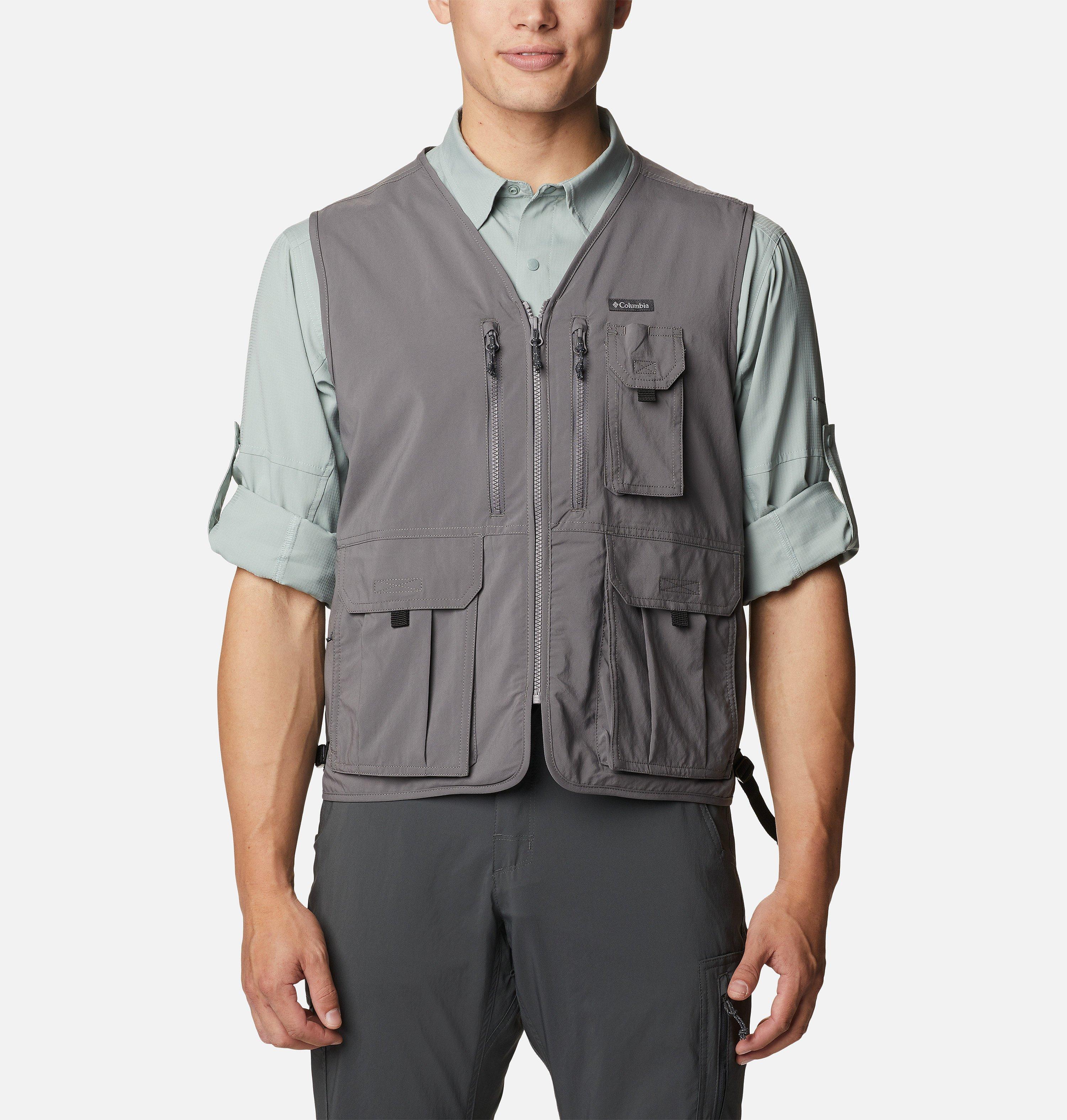 Columbia Sportswear Men's Grey Columbia - Silver Ridge™ Utility Vest - City Xxl