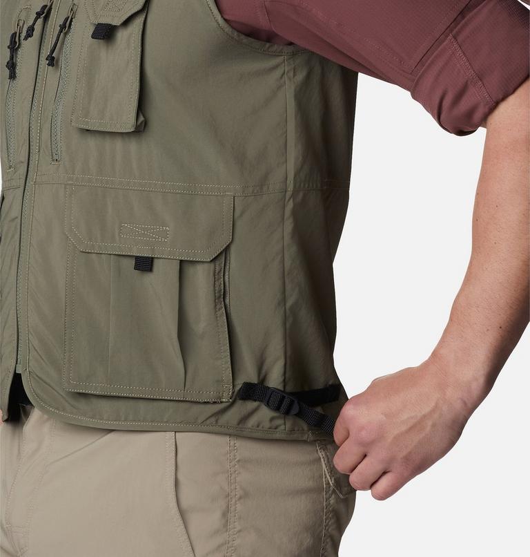 Men's Silver Ridge Utility Vest, Color: Stone Green, image 7