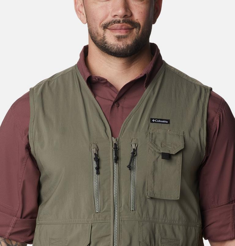 Chaleco Silver Ridge Utility para hombre, Color: Stone Green, image 4