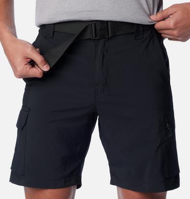 Men's Silver Ridge Utility Cargo Hiking Shorts, Color: Black, image 32